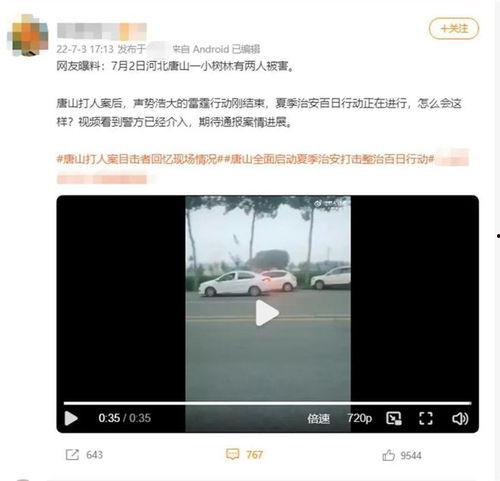 唐山视频爆料,还原事件真相,揭开暴力冲突背后